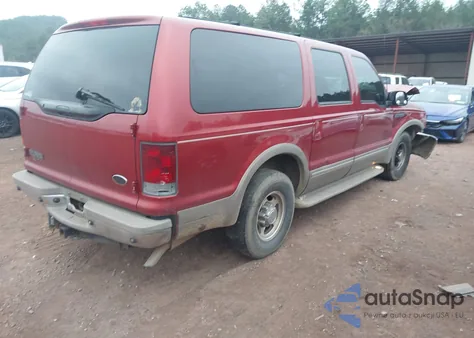 2002 Ford Excursion Limited z USA, uszkodzony, nr VIN 1FMNU42LX2EB16459